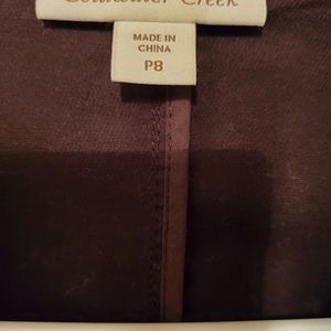 Denim type material jacket